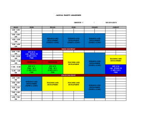 Jadual Sem 1 HAMZAH 20142015