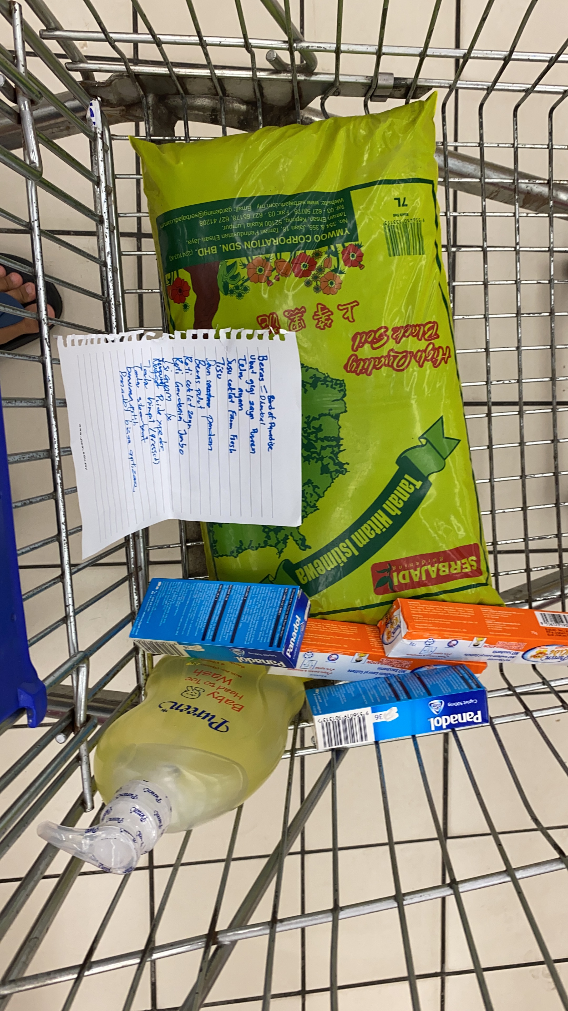 Shopping semasa COVID19 Beli Barang Keperluan
