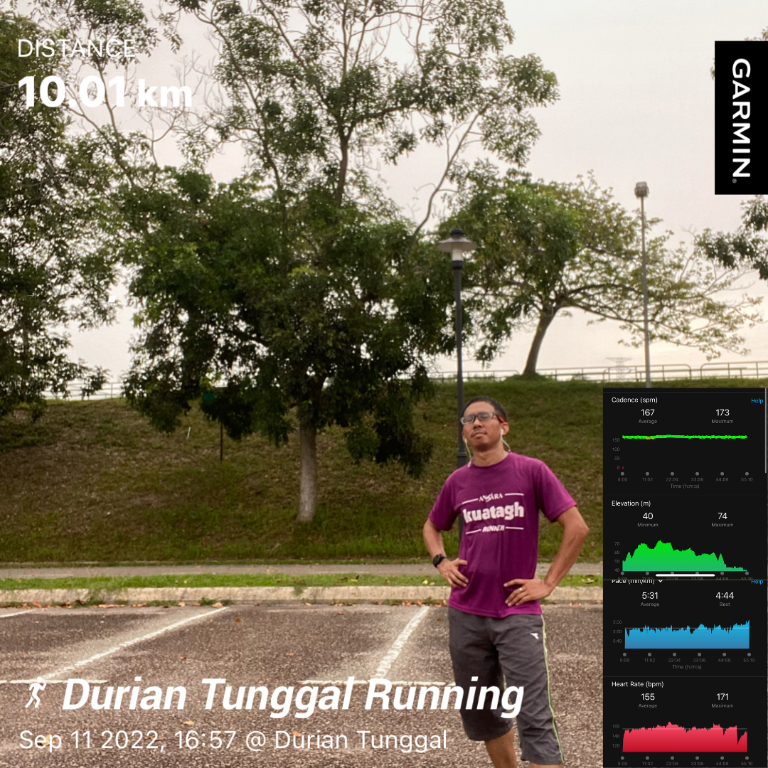 10km run – Sunday Evening run