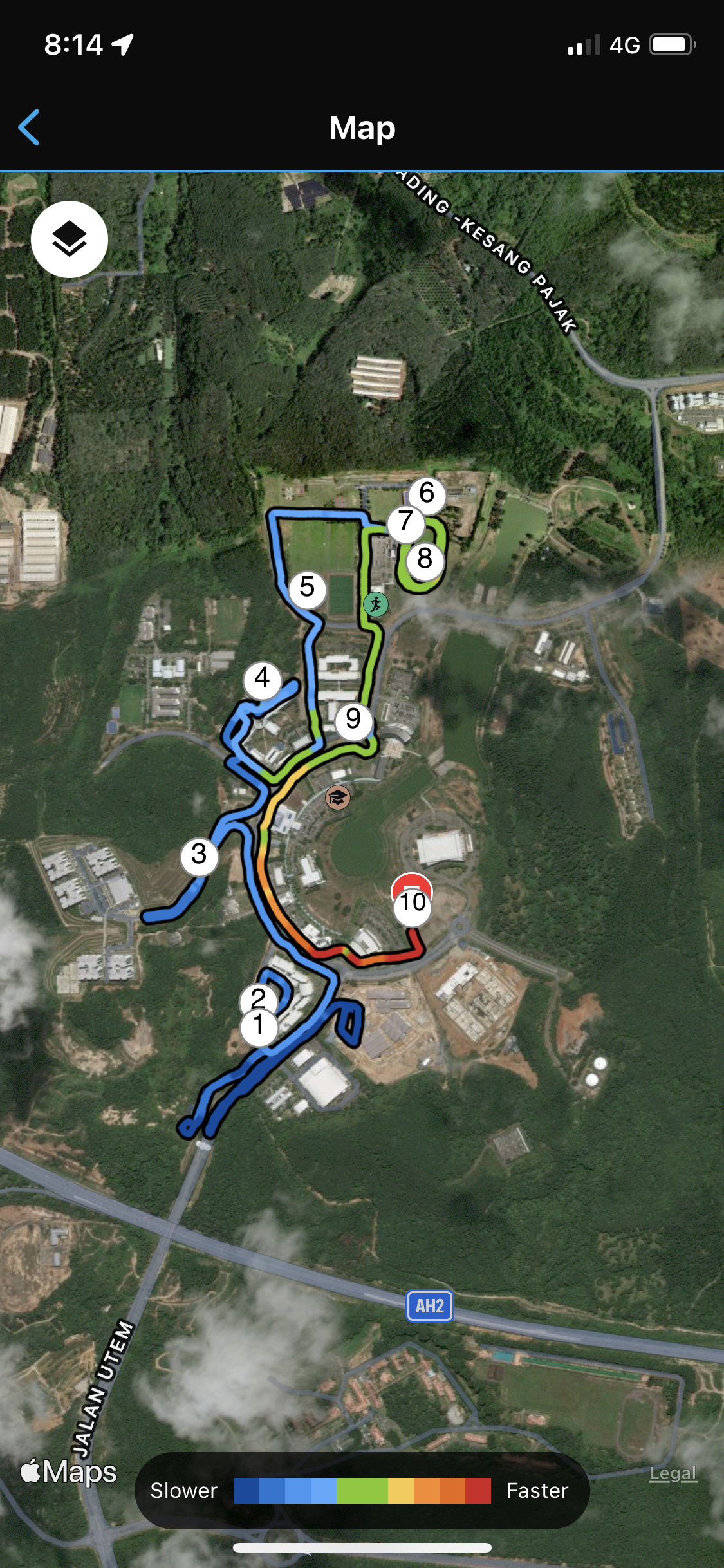 Larian 10km yg kerap