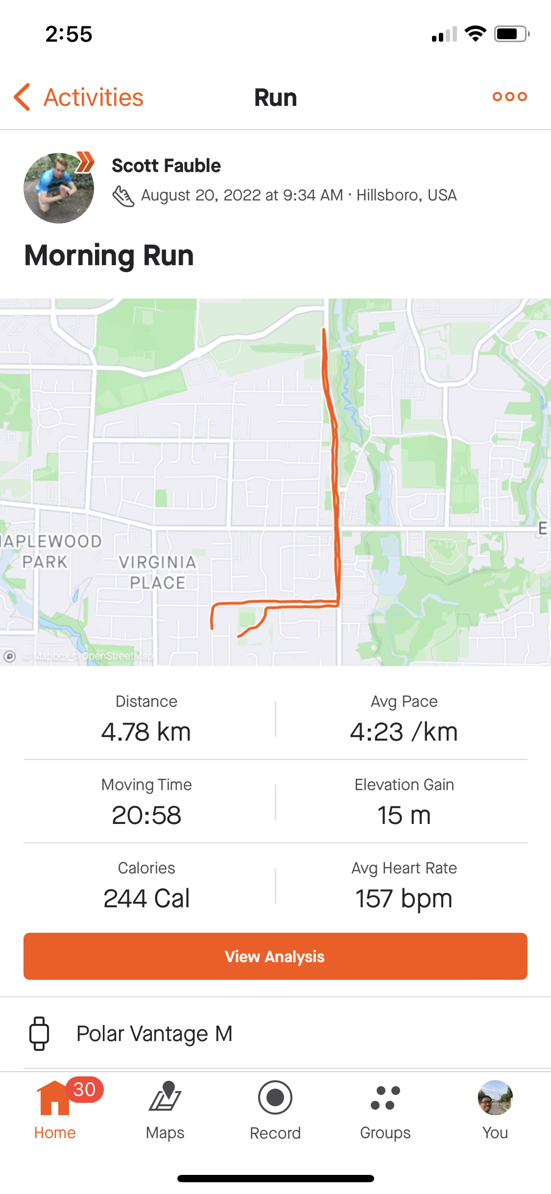 HR ZONE untuk Larian