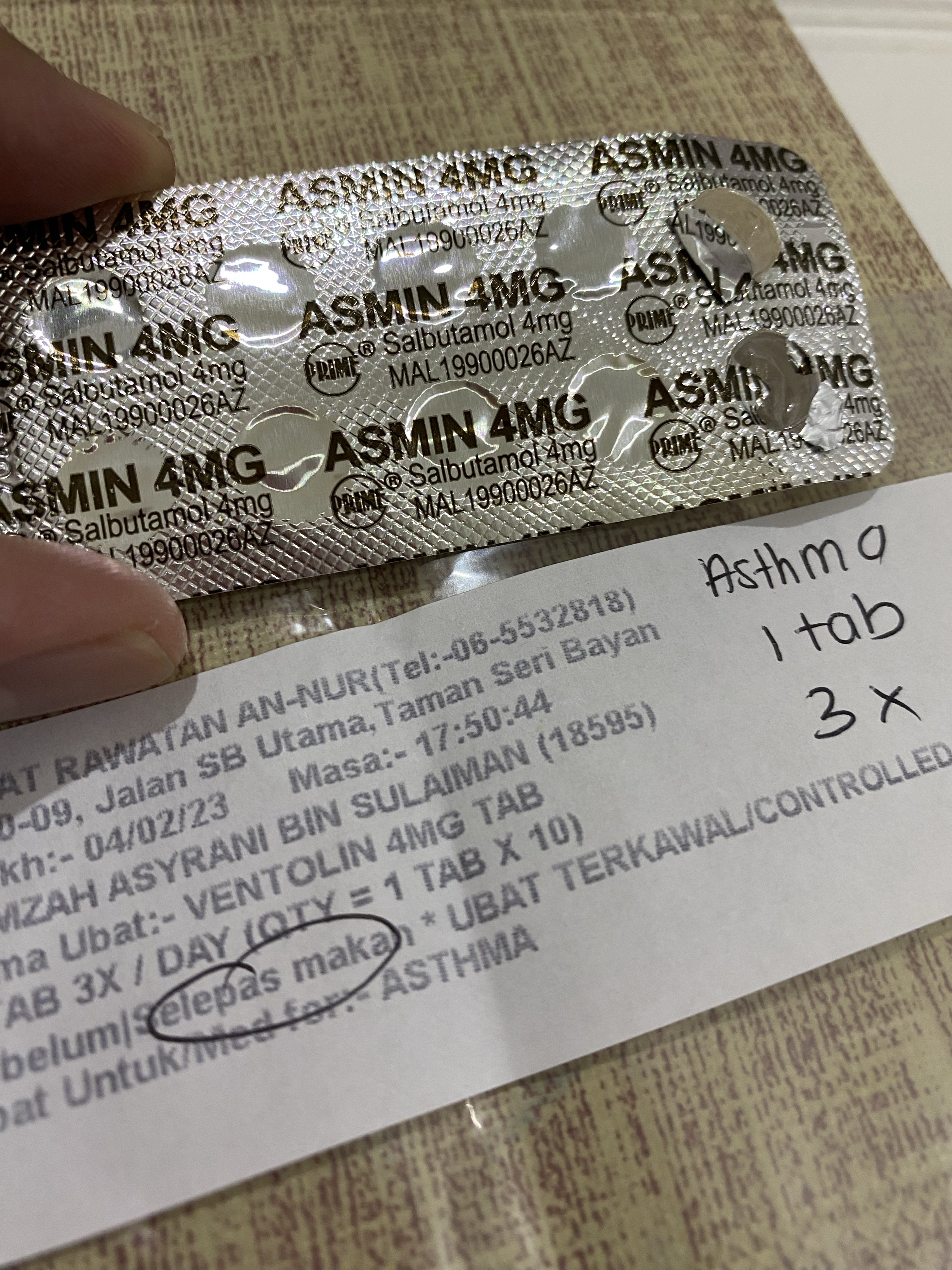 Tonsil Batuk Berkahak dan Tailor yg Hebat