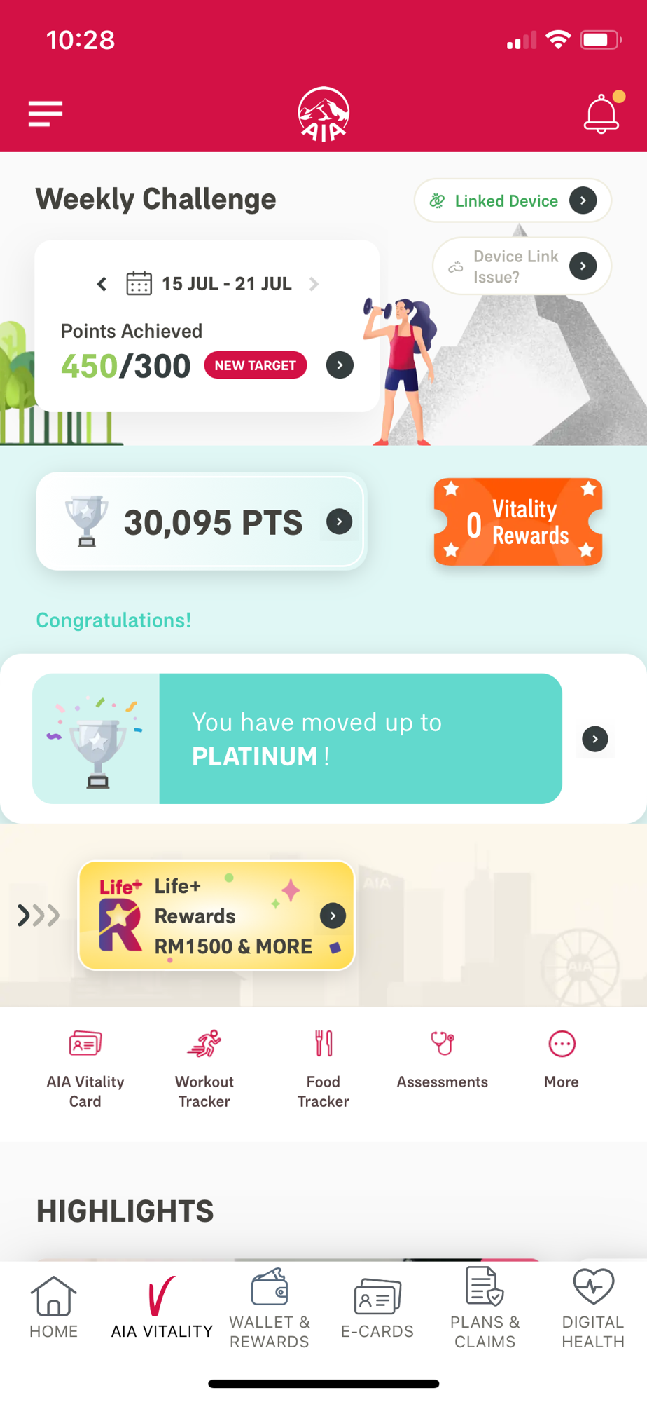 Platinum AIA Vitality